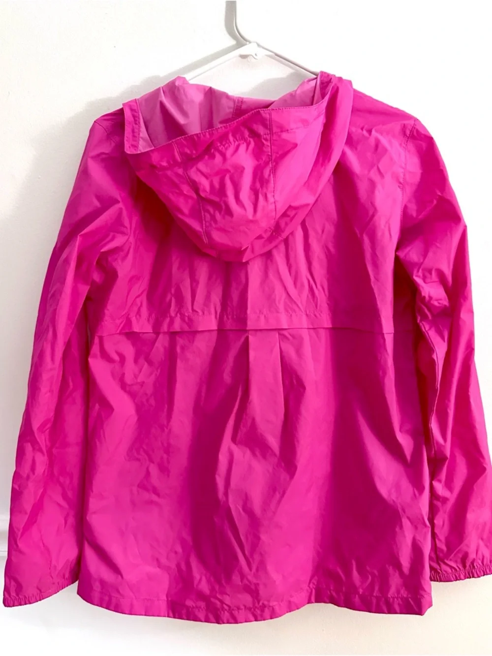 Columbia Girls XL 18/20 Switchback Rain Jacket Pink Magenta Hooded Full Zip